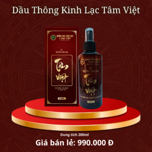 DẦU THÔNG KINH LẠC TÂM VIỆT – DUNG TÍCH 200ML
