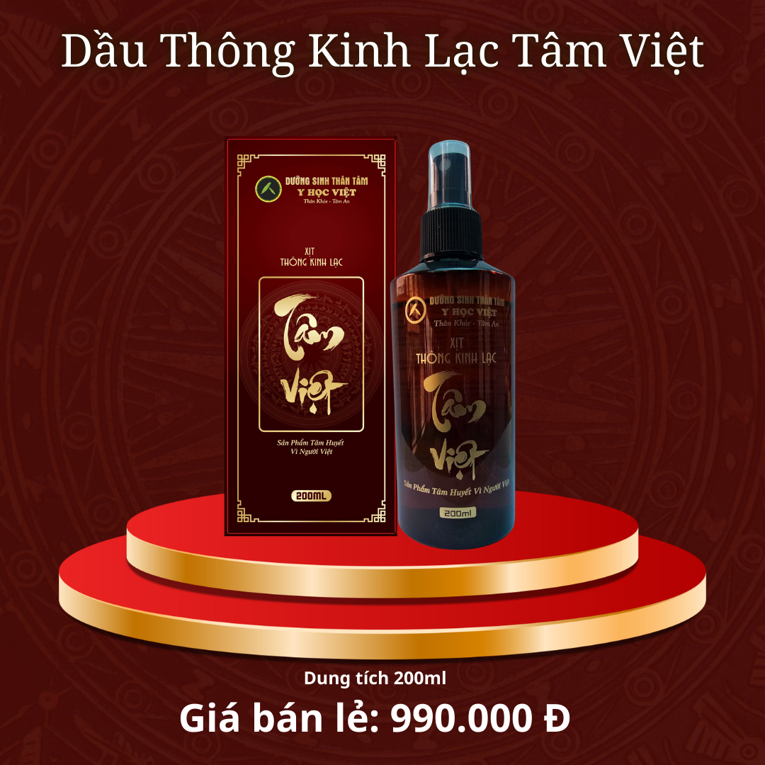 DẦU THÔNG KINH LẠC TÂM VIỆT – DUNG TÍCH 200ML